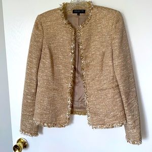 Jones New York Gold Blazer Sz 4